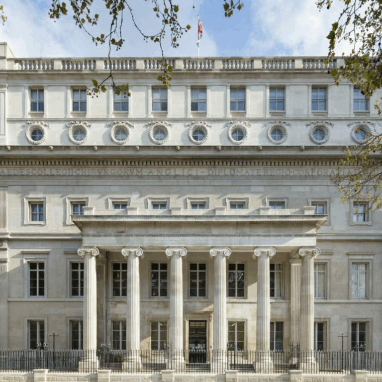 The front of the RCS building